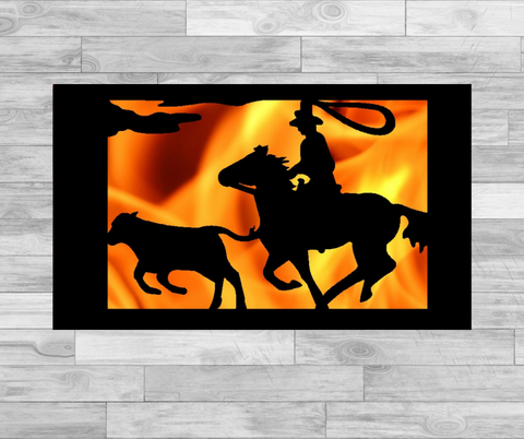 Calf Roping- Elevated Fire Panel