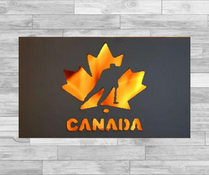 Canada Hockey - Hexagonal Bowl Fire Panel