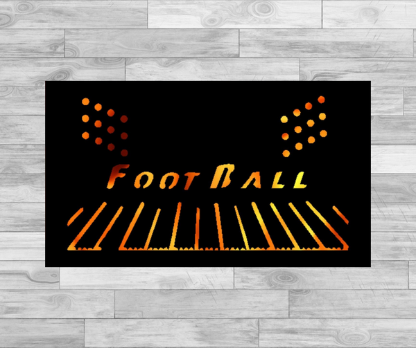 Football Fan - Elevated Fire Panel