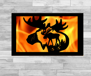 Moose Head - Elevated Fire Panel