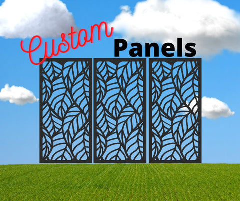 Custom Design Decorative Privacy Screen Panel