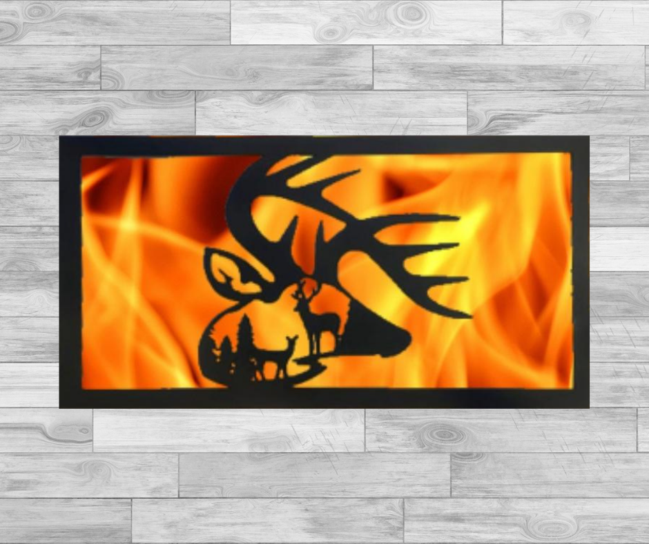 Stag Head - Elevated Fire Panel