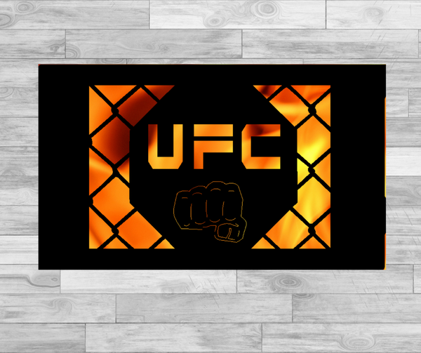 UFC Fans - Hexagonal Bowl Fire Panel