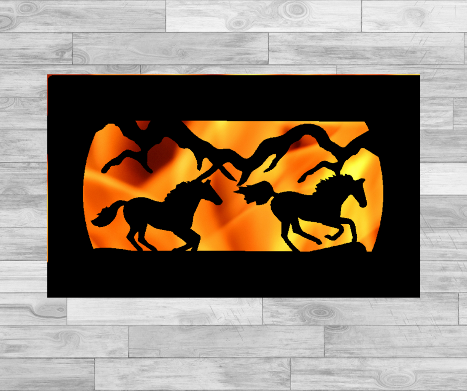 Wild Horses - Elevated Fire Panel